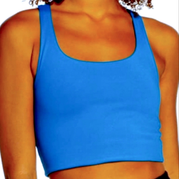 Girlfriend Collective Sky Blue Active Top M - Picture 1 of 4
